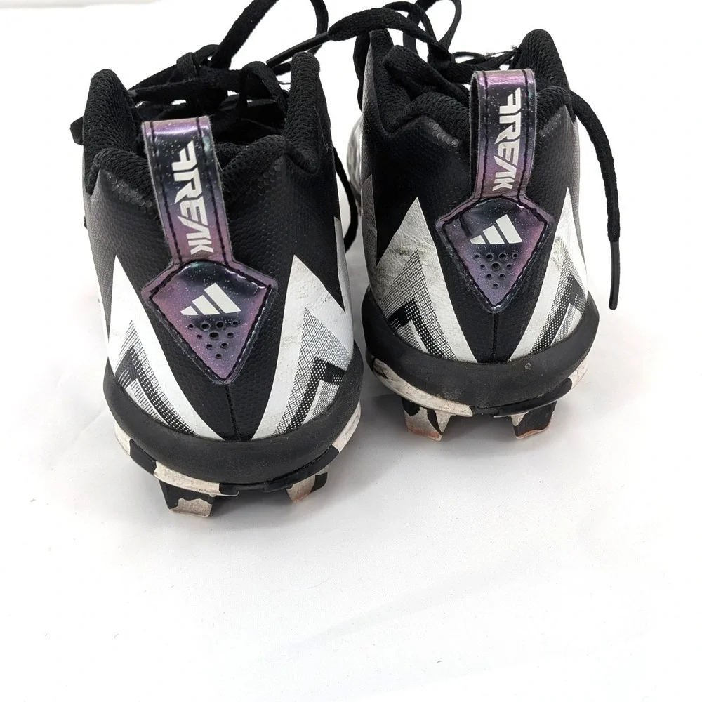 Adidas Freak Football Cleats Black White Youth Size 4.5
